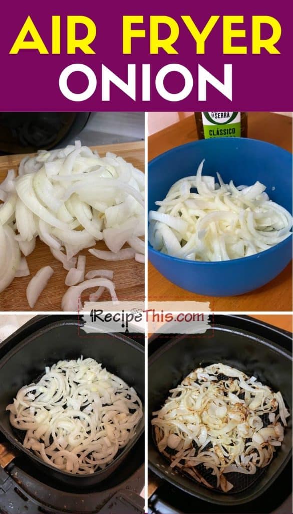 air fryer onion step by step