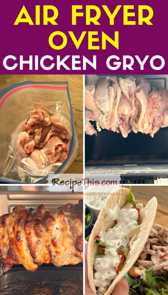 air fryer oven chicken gyro step by step
