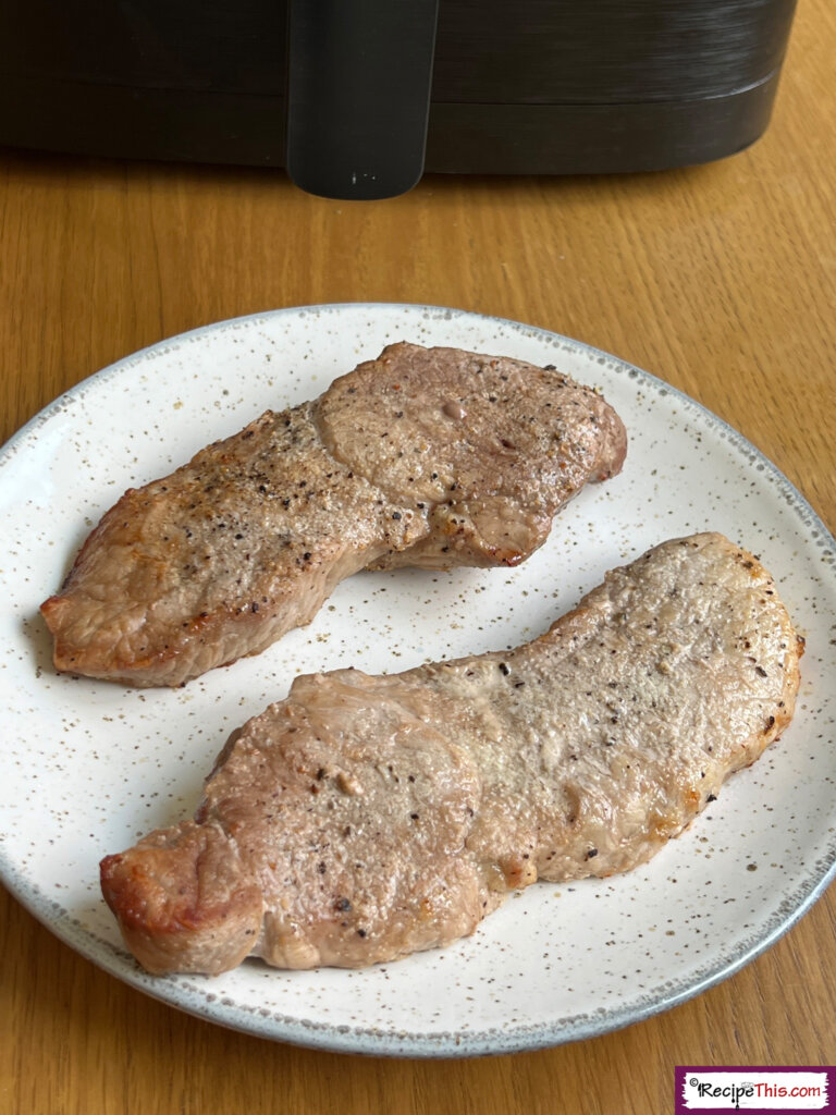 air fryer pork steak