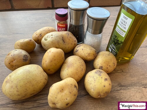 air fryer potato wedges recipe ingredients