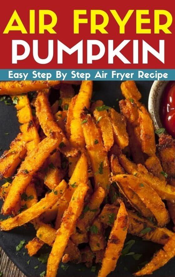 air fryer pumpkin inc fries and wedges