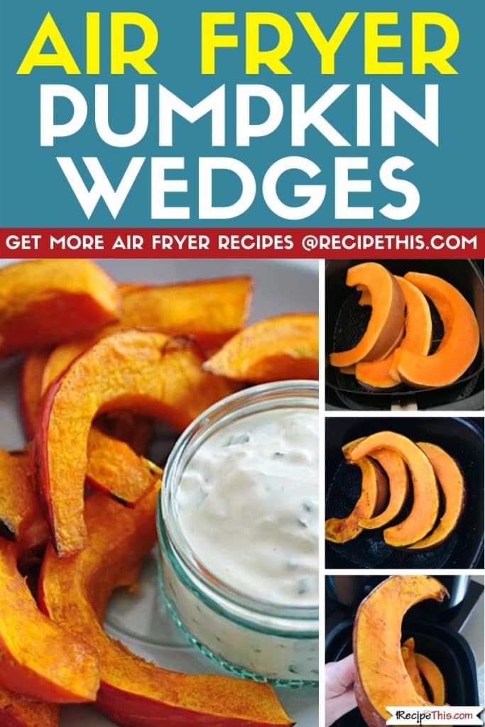 air fryer pumpkin weges step by step