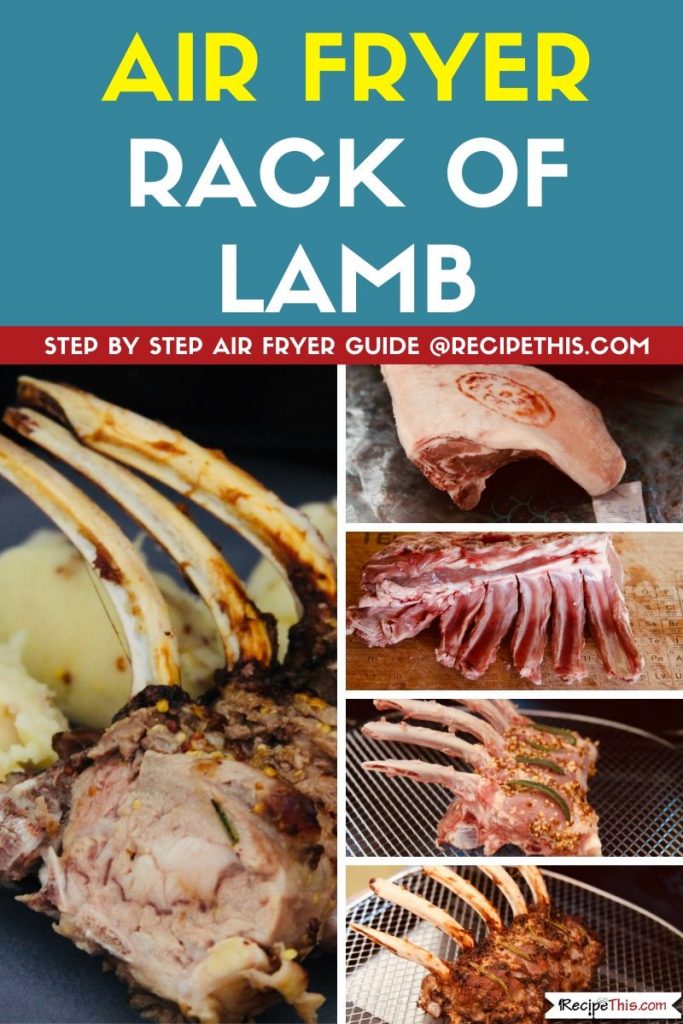 air fryer rack of lamb step by step