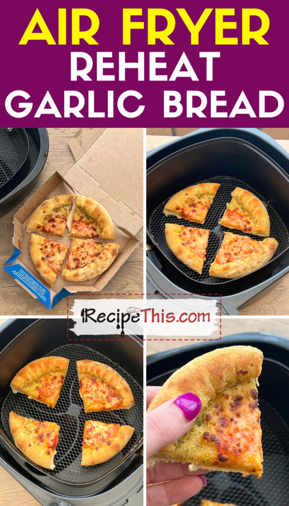 Air Fryer Garlic Toast Pizzas - Cooks Well With Others