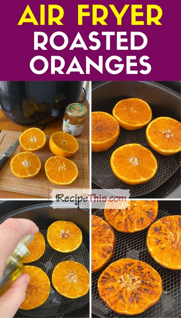 air fryer roasted oranges