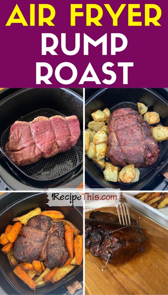 air fryer rump roast step by step