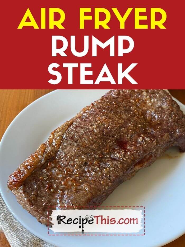 Cooking rump hotsell steak medium rare