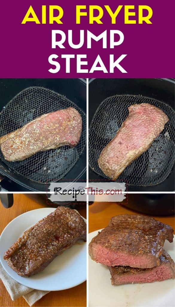 air fryer rump steak step by step