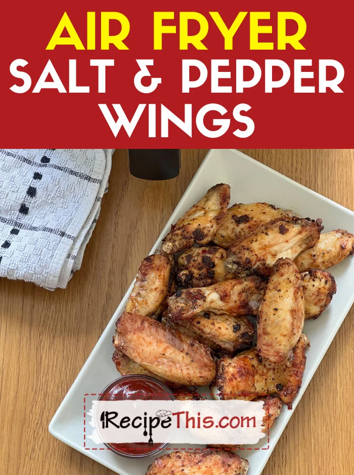 Air Fryer Salt And Pepper Chicken Wings
