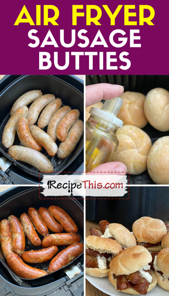 air-fryer-sausage-butties