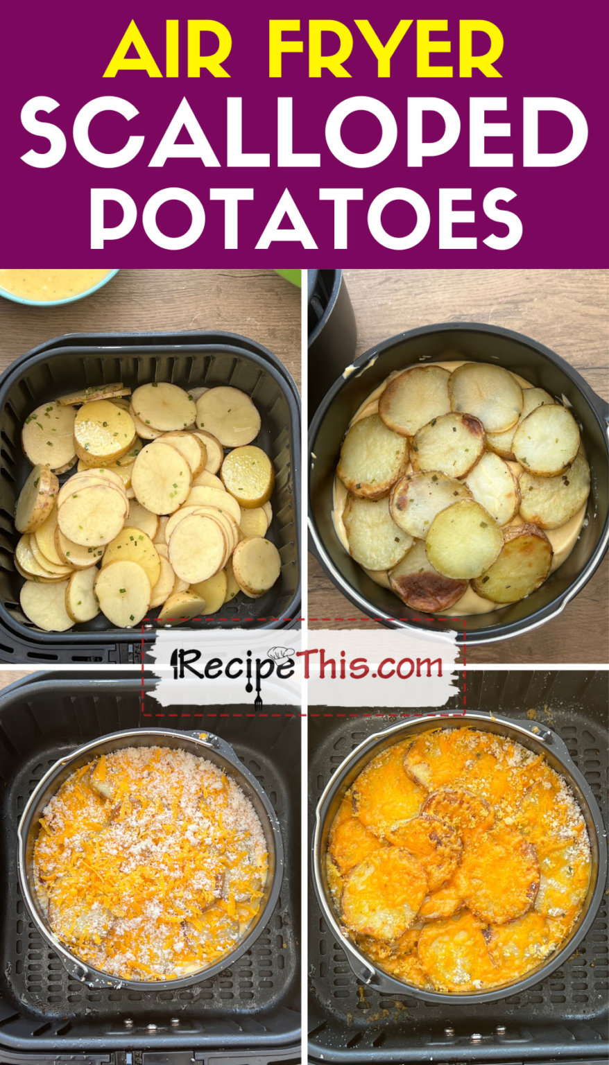 Recipe This Air Fryer Scalloped Potatoes