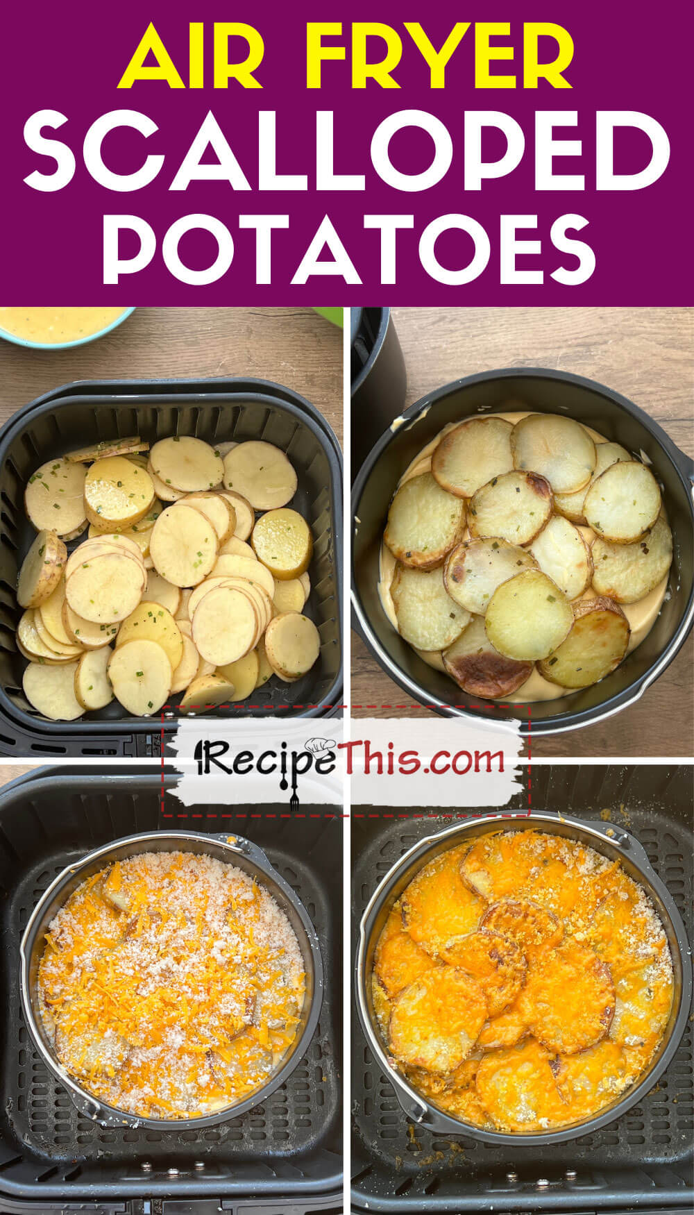 Recipe This Air Fryer Scalloped Potatoes