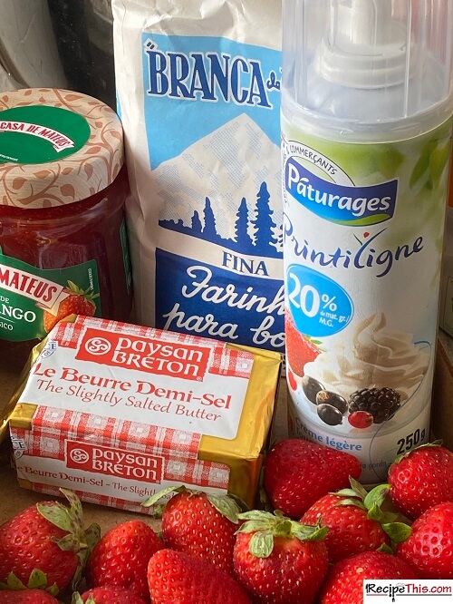 air fryer scones ingredients