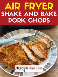 Air Fryer Shake and Bake Pork Chops