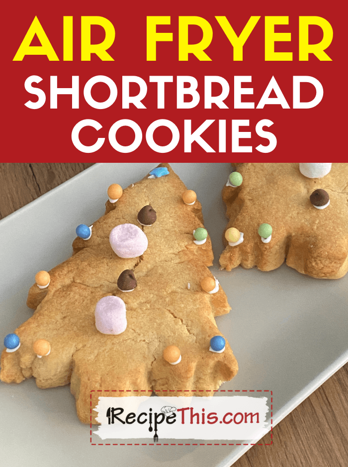 3 Ingredient Air Fryer Shortbread