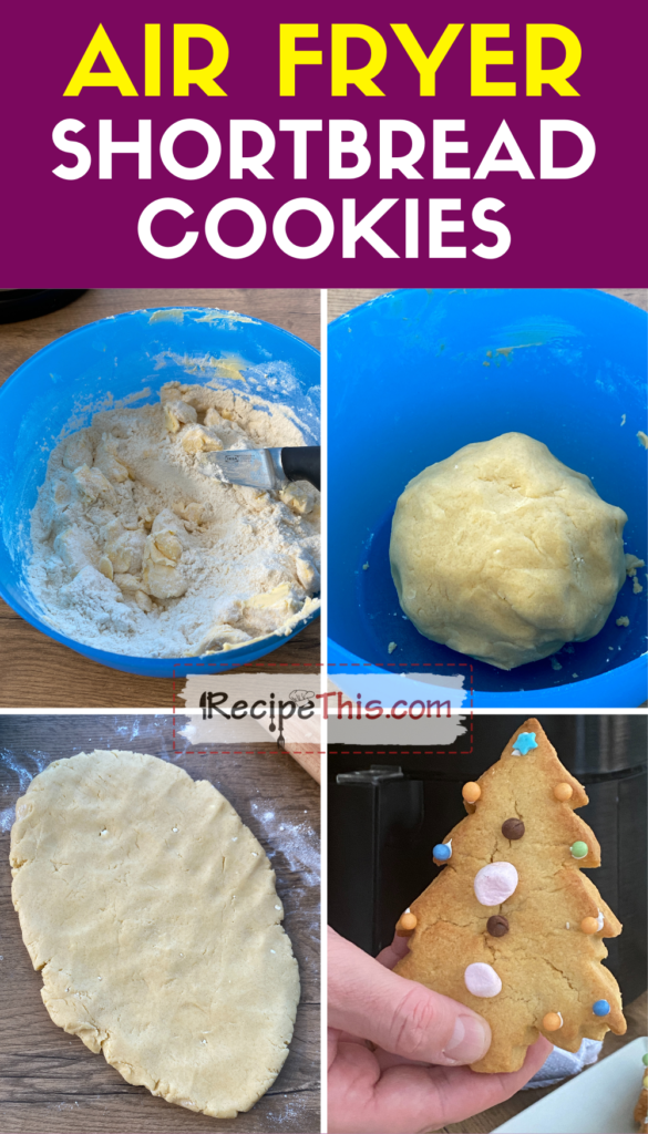 air fryer shortbread cookies step by step
