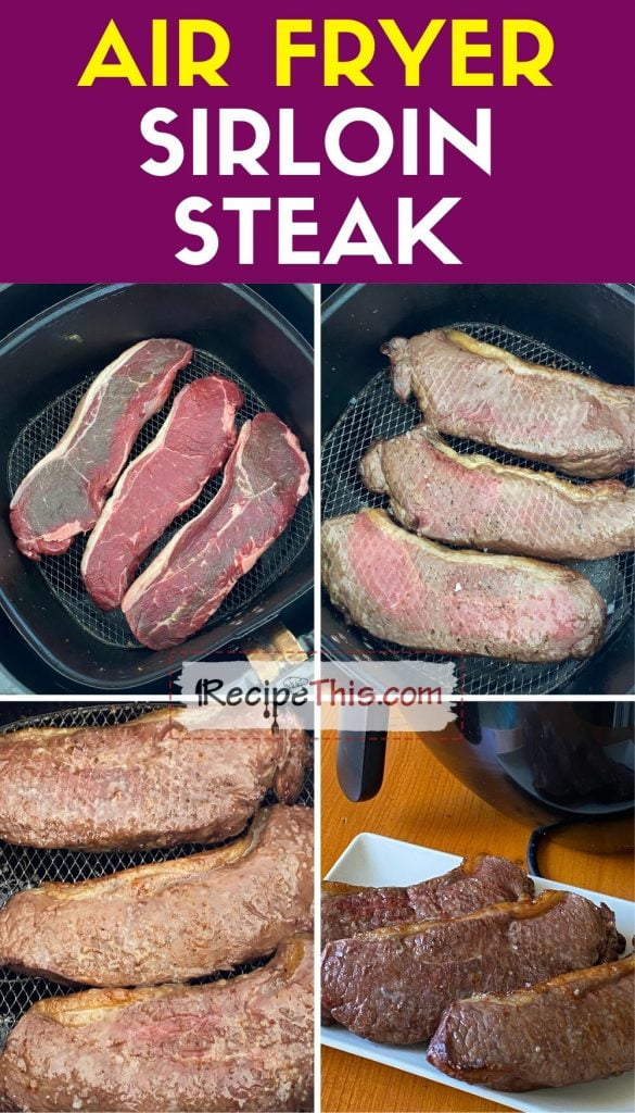 air fryer sirloin steak step by step