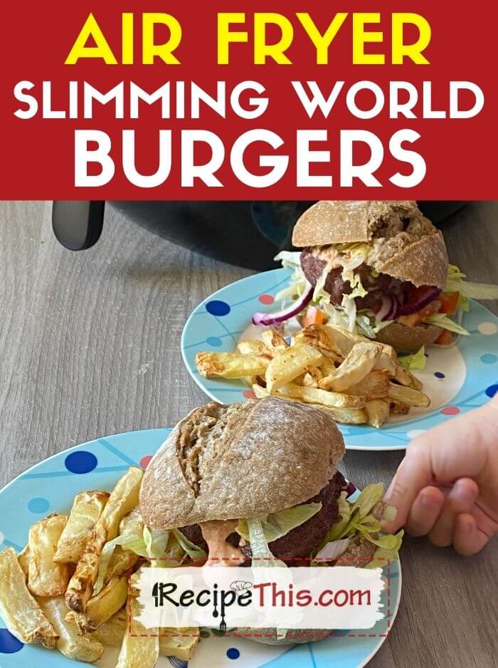 air fryer slimming world burgers