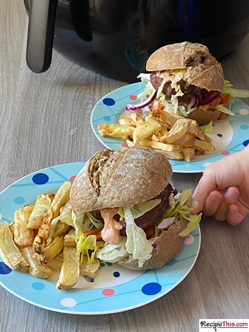 air fryer slimming world burgers