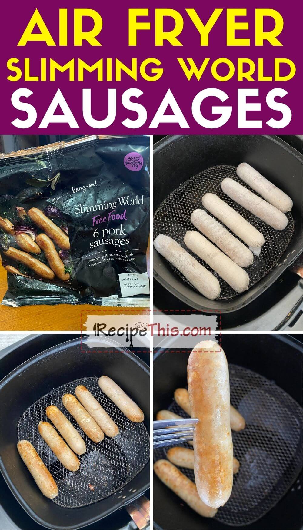 Recipe This Air Fryer Slimming World Sausages