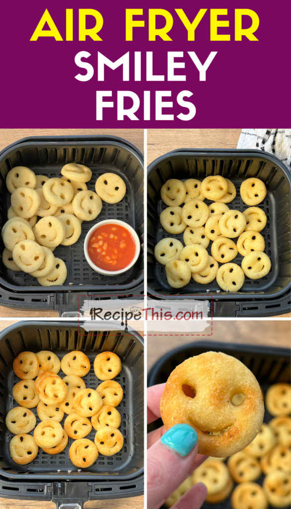 air fryer smiley fries step by step