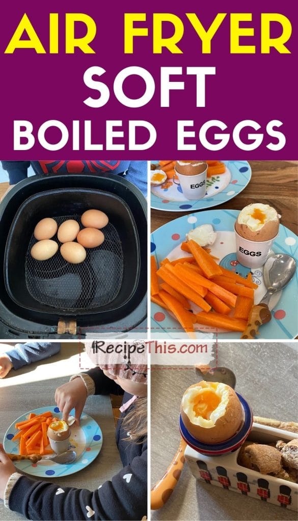 air fryer soft boiled eggs step by step