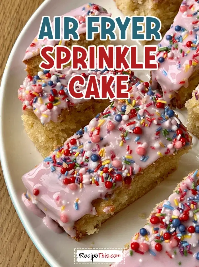 air-fryer-sprinkle-cake recipe