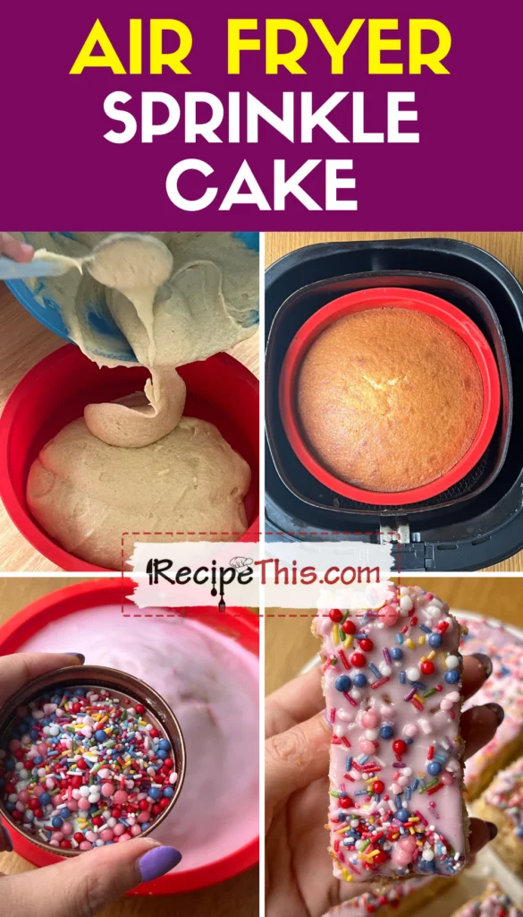 air-fryer-sprinkle-cake-step-by-step