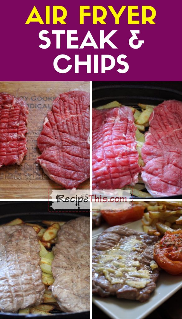 Steak in ninja foodi air online fryer