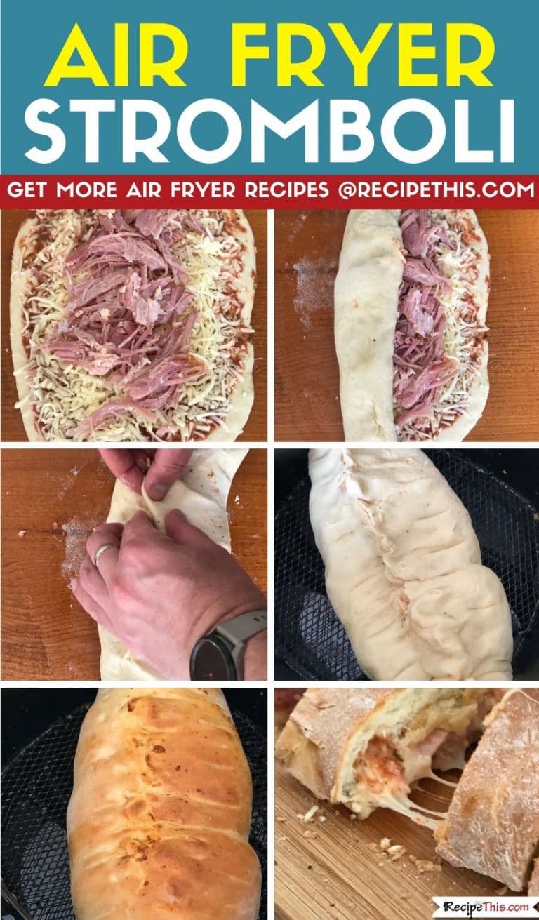 Cheese & Ham Stromboli In Air Fryer | Recipe This