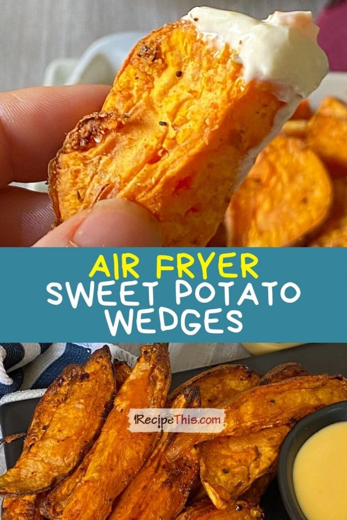 air fryer sweet potato wedges at recipethis.com