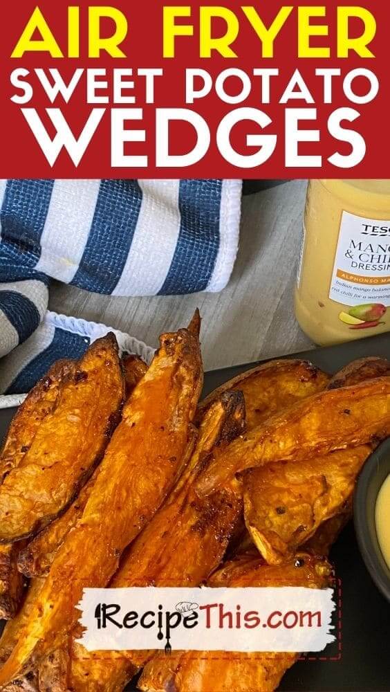 air fryer sweet potato wedges recipe