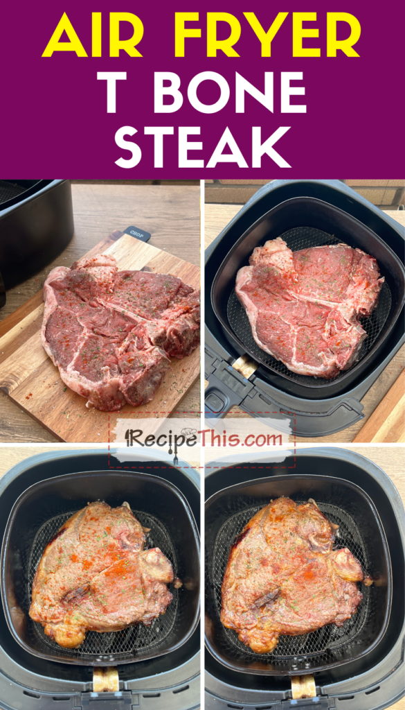 air fryer t bone steak step by step