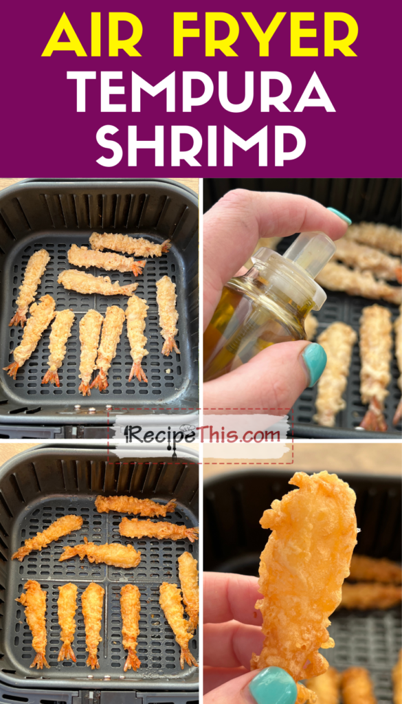air fryer tempura shrimp step by step