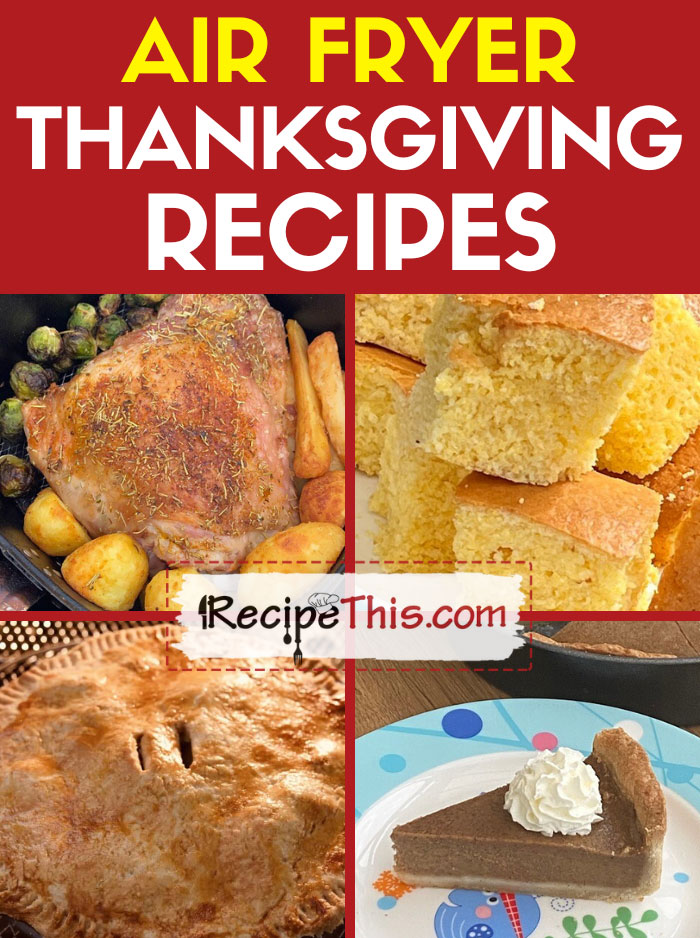 air fryer thanksgiving recipes