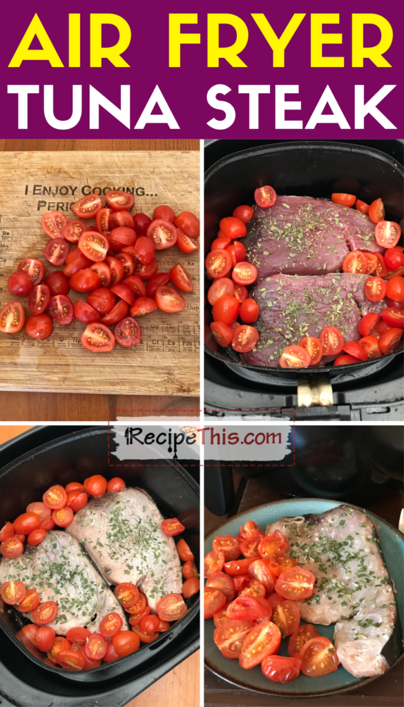 air fryer tuna steak step by step