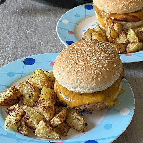 air fryer turkey burgers