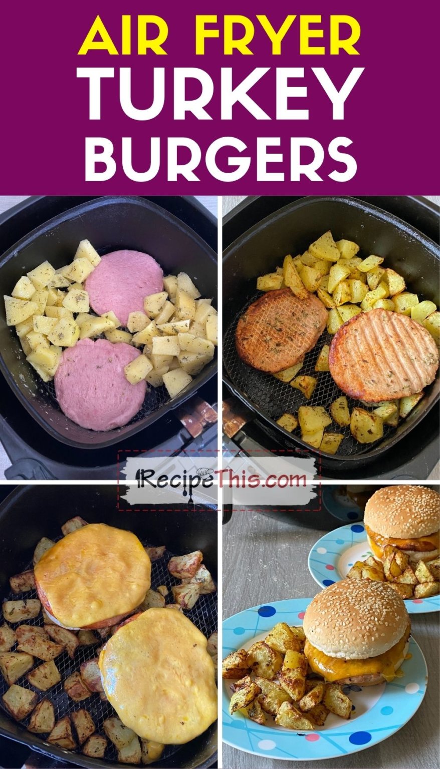 Recipe This Air Fryer Turkey Burgers
