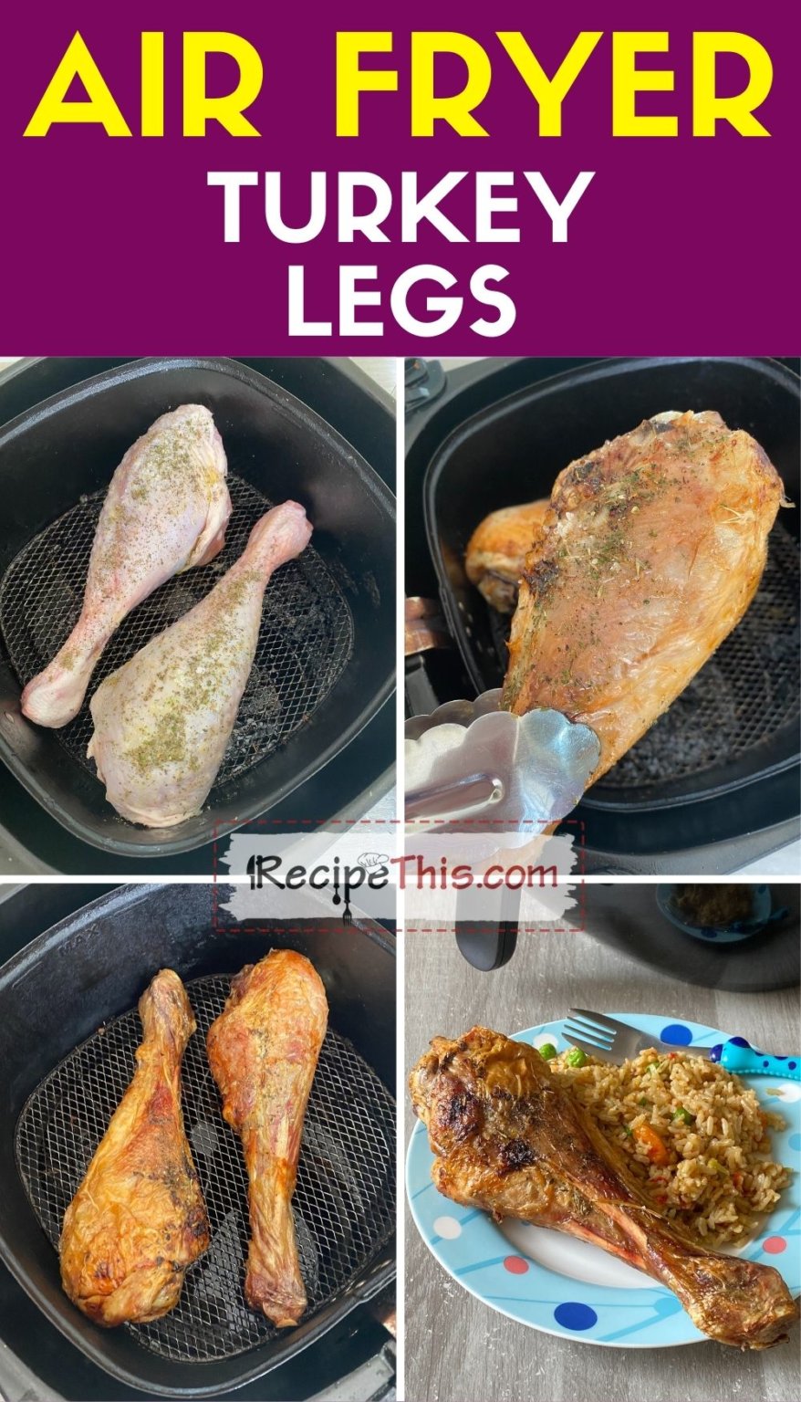 Recipe This Air Fryer Turkey Legs