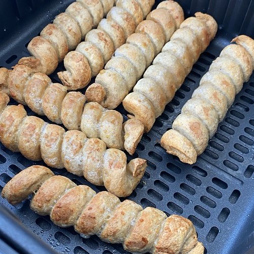 air fryer turkey twizzlers