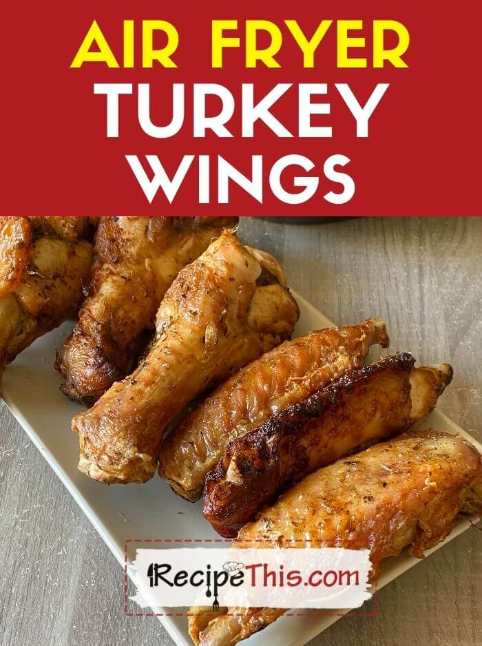 air fryer turkey wings recipe