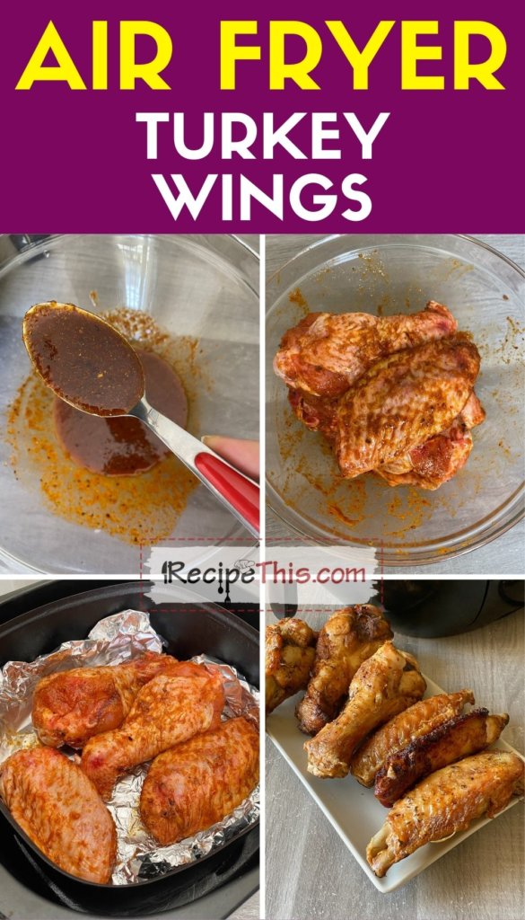 air fryer turkey wings step by step