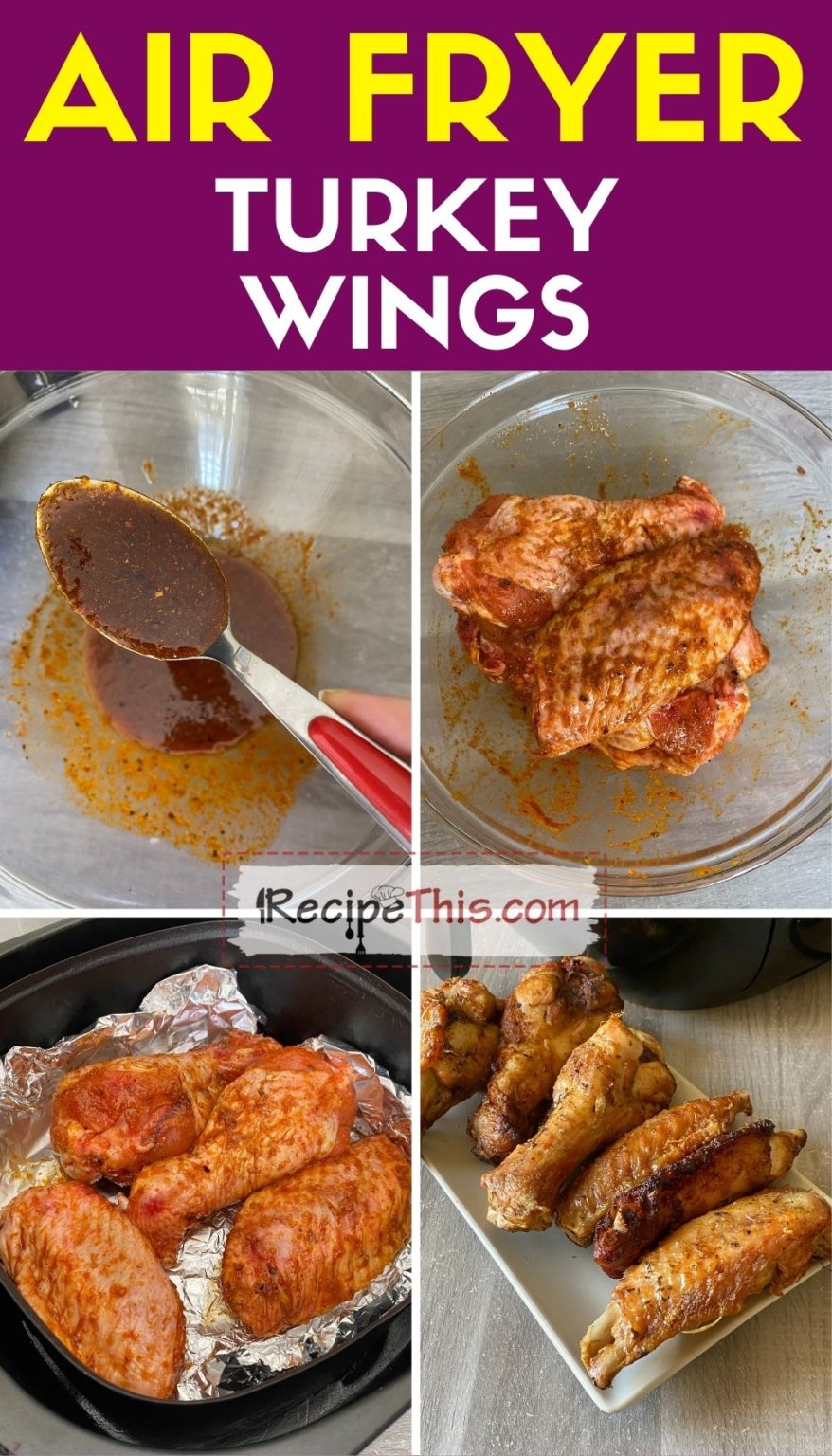Recipe This Air Fryer Turkey Wings