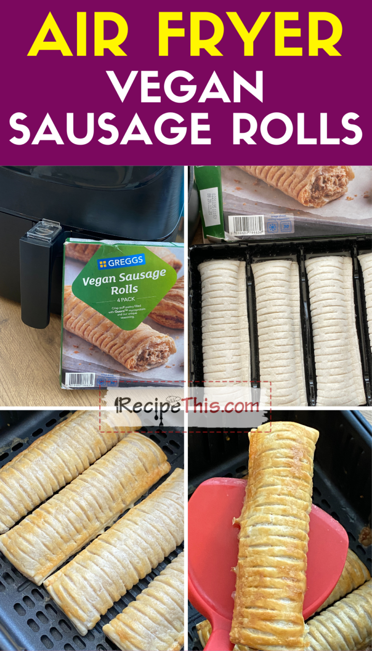 Recipe This Greggs Vegan Sausage Rolls In Air Fryer