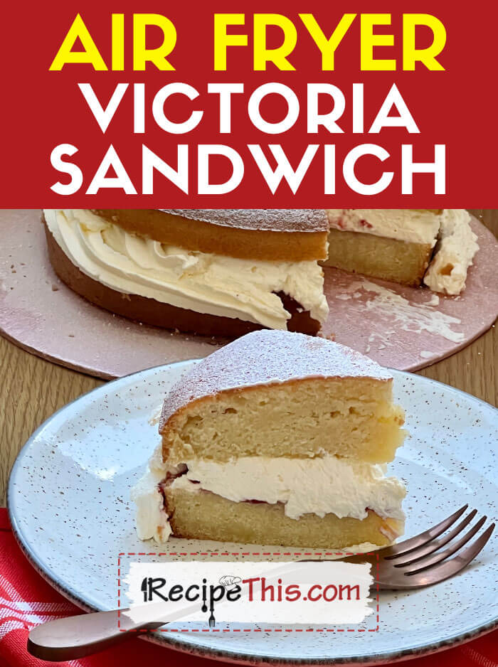 Air Fryer Victoria Sandwich