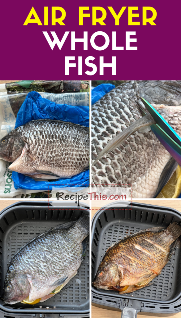 air fryer whole fish step by step