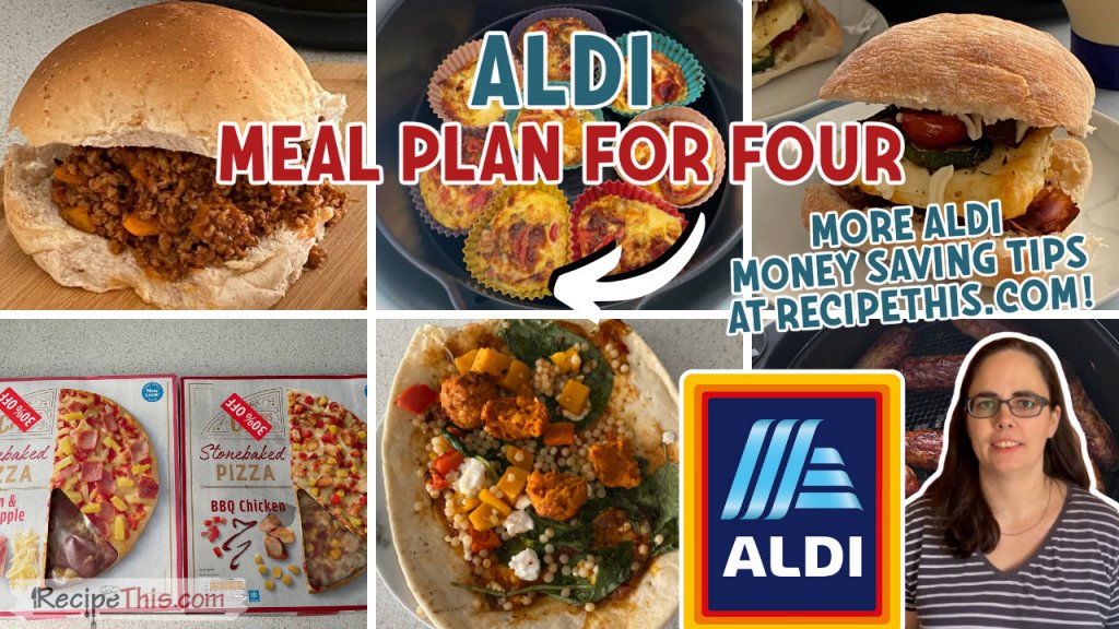 aldi meal plan for four
