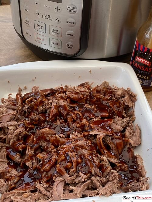 Pulled bbq discount brisket instant pot