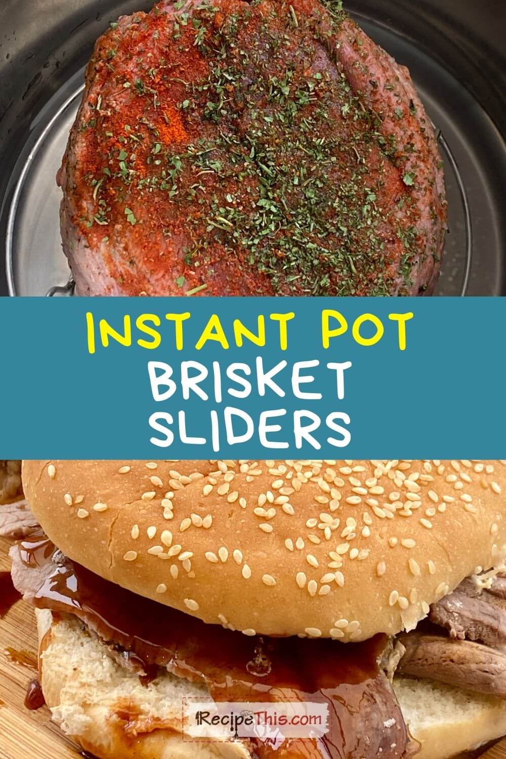 Recipe This Instant Pot Beef Brisket Sliders