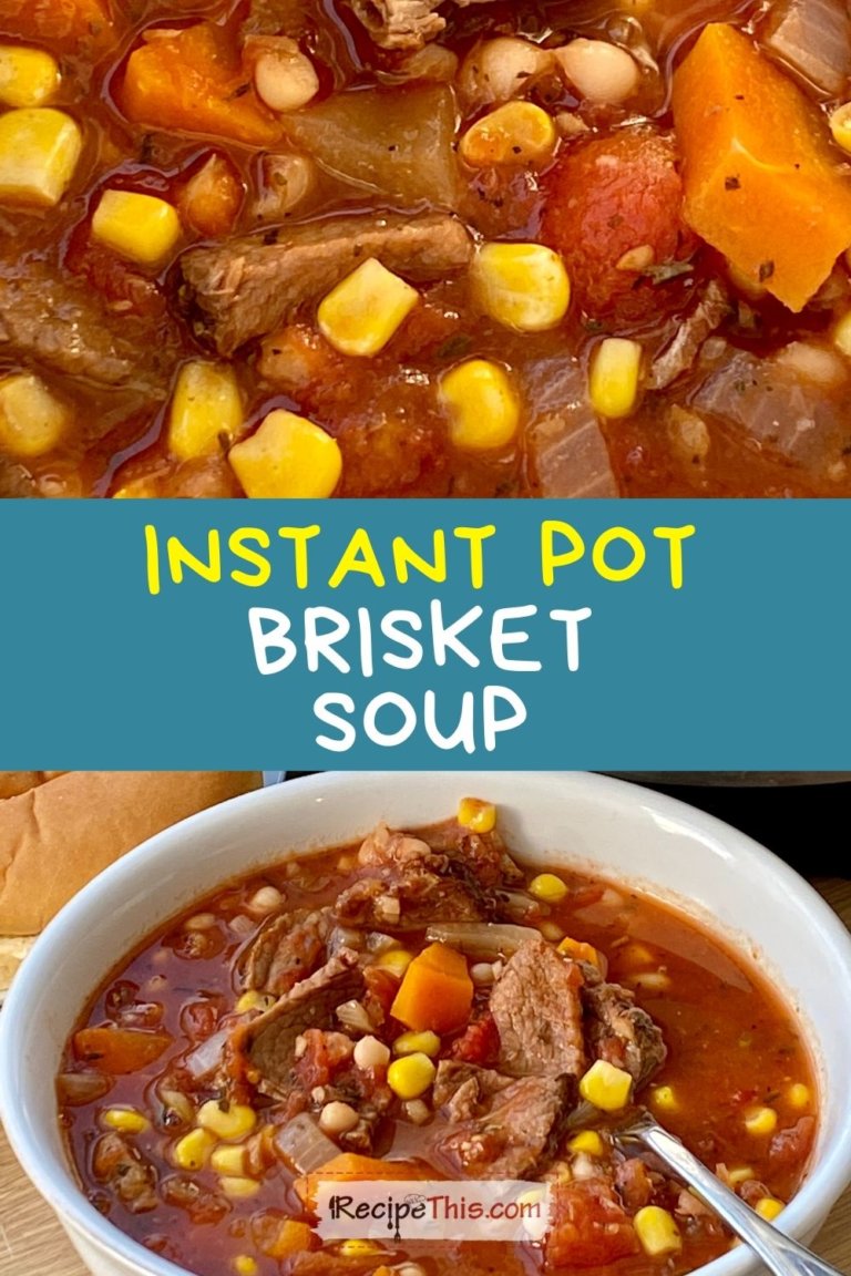 Recipe This Instant Pot Leftover Brisket Soup